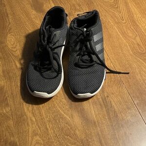 Adidas Kids Black and Gray Sneakers